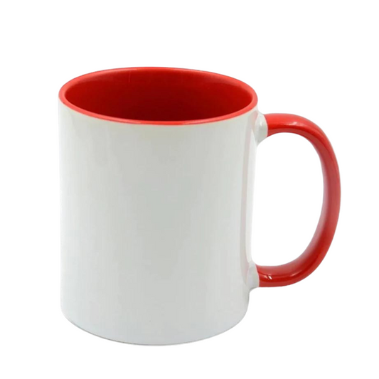 Inner colour & handle mugs