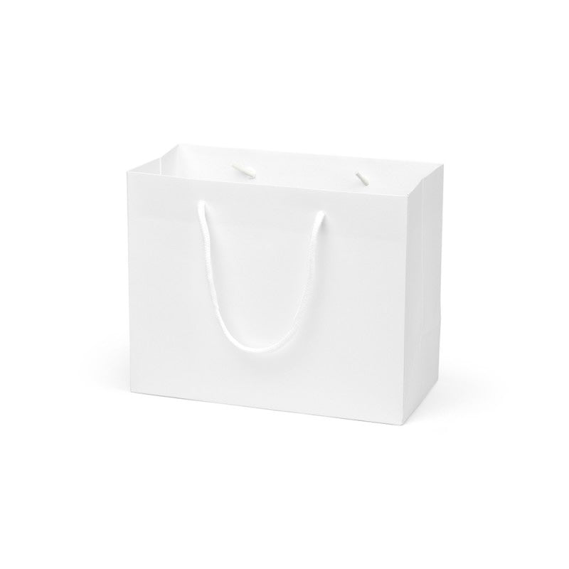 White gift bag paper