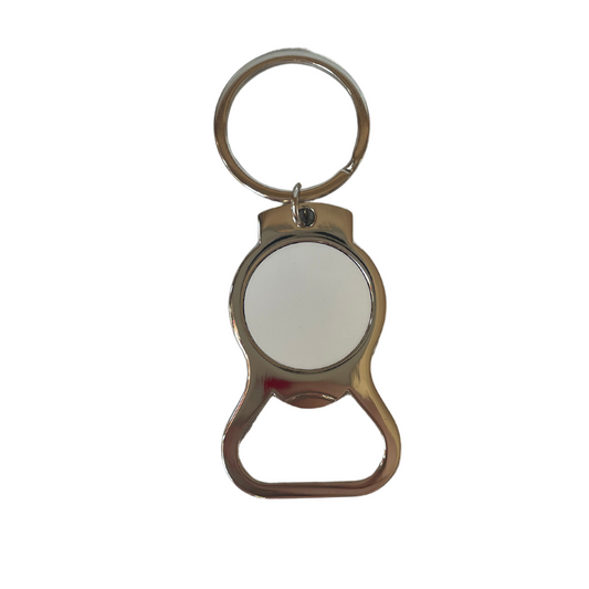 Bottle opener keyring sublimation