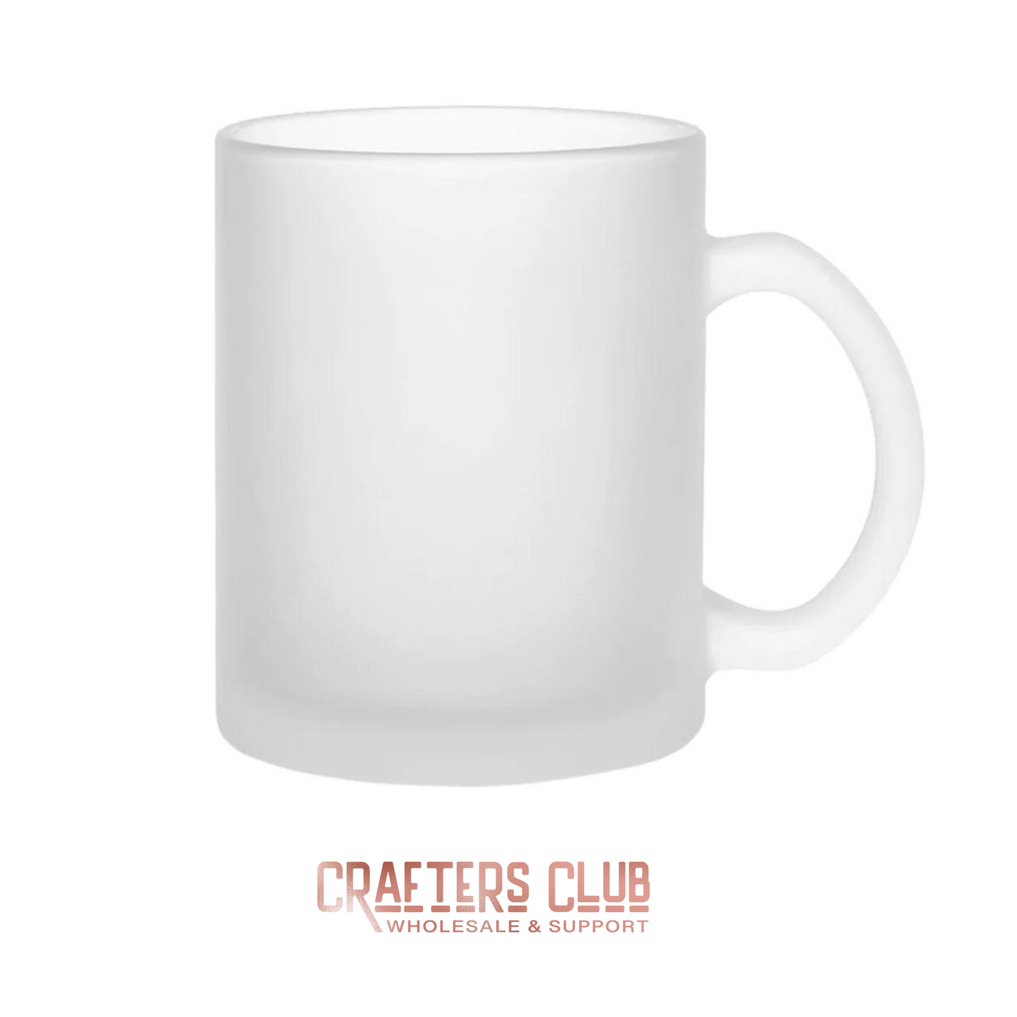 Frosted glass mug sublimation