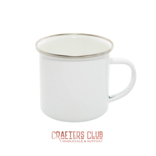 Enamel camping mug